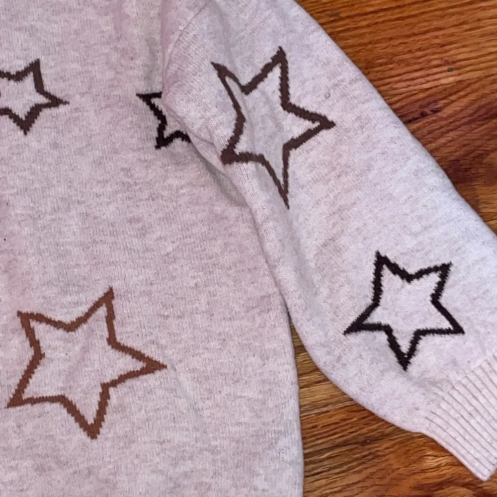 GAP Toddler Brushed Turtleneck Brown and Cream Toddler Sweater 5